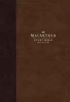 THE NKJV, MACARTHUR STUDY BIBLE, 2ND EDITION, LEATHERSOFT, BROWN, THUMB INDEXED, COMFORT PRINT