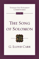Song of Solomon: Tyndale Old Testament Commentaries (Out of print, 1 copy left)