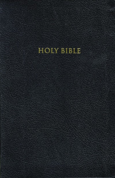 KJV, CLASSIC END-OF-VERSE REFERENCE BIBLE, PERSONAL SIZE, GIANT PRINT, BONDED LEATHER, BLACK, RED LETTER EDITION