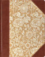 ESV Single Column Journaling Bible Cloth Over Board Antique Floral Design
