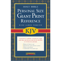KJV Personal Size Giant Print Reference Bible