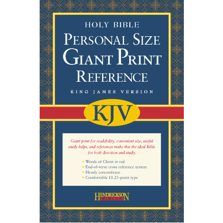 KJV Personal Size Giant Print Reference Bible