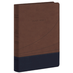 KJV Large Print Thinline Reference Bible: Cocoa/Black Flexisoft