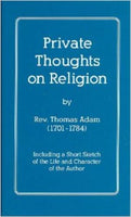 Private Thoughts on Religion