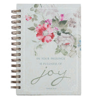 Fullness of Joy Large Hardcover Wirebound Journal - Psalm 16:11
