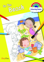 On the Beach Coloring Book (Rainbow Coloring)
