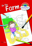 On The Farm Coloring Book (Rainbow Colouring)